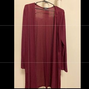 2X Rue21 slit side long cardigan